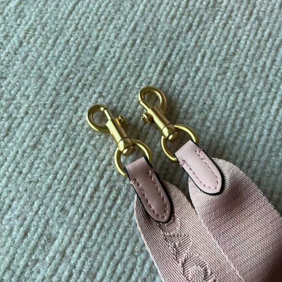 Women's Cowhide Shoulder Bag coach bag pink 16*16 - Picture 7 of 9